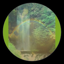 waterfall rainbow stickers