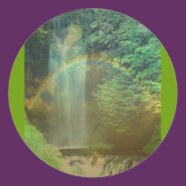 waterfall rainbow stickers