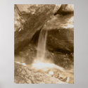 Waterfall:  Red Rock Canyon, NV posters