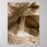 Waterfall:  Red Rock Canyon, NV Poster