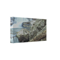 Waterfall, Rocks and a Stream canvas prints
