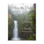 Waterfall Save the Date Postcard