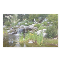 Waterfall Rectangle Stickers