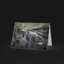 Waterfall thank you card by clarionphoto Waterfall thank you card