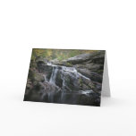 Waterfall thank you card