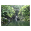 Waterfall under Bridge posters