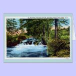 Waterfall, woods, Spearfish Canyon, Black Hills SD cards