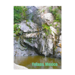 Waterfall - Yelapa, Jalisco, Mexico postcard
