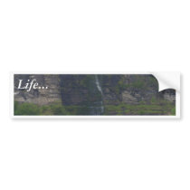 Waterfalls At Glecar Lough bumper stickers by lifesphere Waterfalls At Glecar Lough bumper stickers