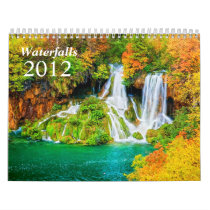 Waterfalls Wall Calendar