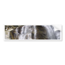 Waterfalls Cliffs bumper stickers by lifesphere Waterfalls Cliffs bumper stickers