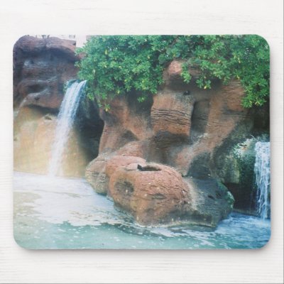 Waterfalls in Bahamas Mouse Pads by kjgray2005
