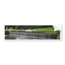 Waterfalls In Fountains Abbey bumper stickers by lifesphere Waterfalls In Fountains Abbey bumper stickers