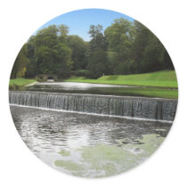 Waterfalls In Fountains Abbey stickers
