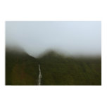 waterfalls na pali coast kauai hawaii posters