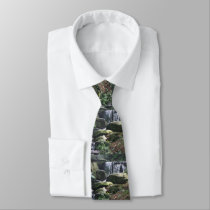 Waterfalls Nature Photo Tie by SmilinEyesTreasures Waterfalls Nature Photo Tie