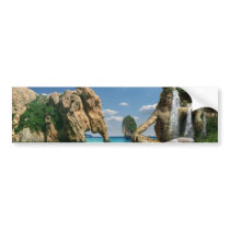 Waterfalls Ocean - autostickers Bumper Sticker
