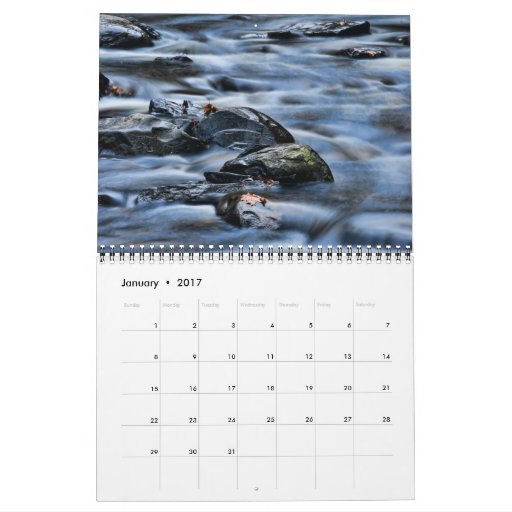 Waterfalls of the Poconos 2016 Calendar Zazzle