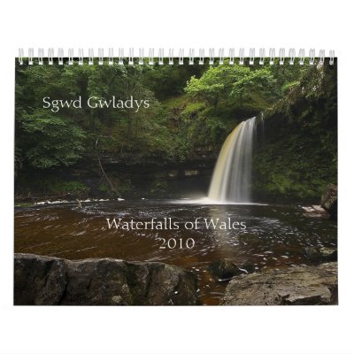 Waterfalls of Wales 2010 Calendar by Landscapepixels