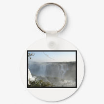 Waterfalls Picture! Iguazu Falls! keychains