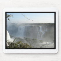 Waterfalls Picture! Iguazu Falls! mousepads