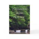Waterfalls Retirement Card