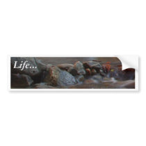 Waterfalls Streams Rocks bumper stickers by lifesphere Waterfalls Streams Rocks bumper stickers