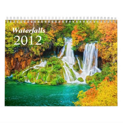 Waterfalls Wall Calendar Waterfalls Wall Calendar
