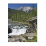 Waterfalls With Rock Ledge And A Mountain Post Card