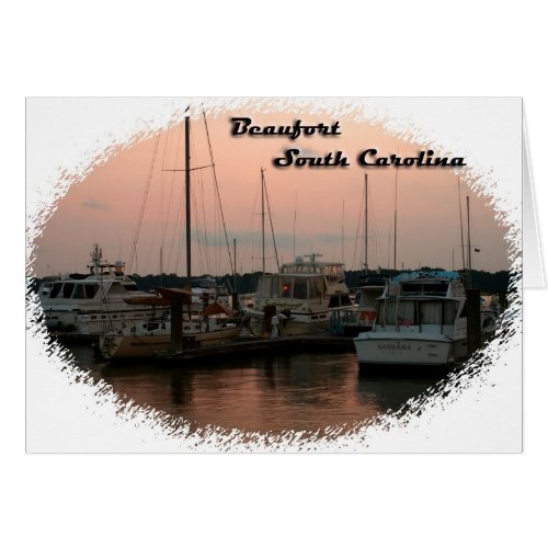 Waterfront, Beaufort, SC card
