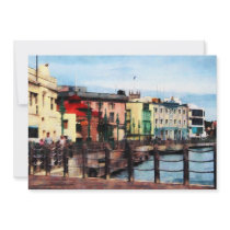 Waterfront Bridgetown Barbados Custom Invitation