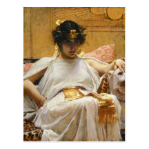 Waterhouse Cleopatra Postcard