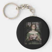 Waterhouse Gather Ye Rosebuds While Ye May Key Chain