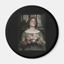 Waterhouse Gather Ye Rosebuds While Ye May Refrigerator Magnets