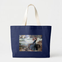 Waterhouse miranda the tempest woman ship wreck canvas bag