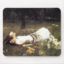 Waterhouse Ophelia Mouse Pad
