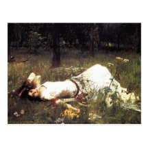 Waterhouse Ophelia Postcard