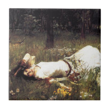 Waterhouse Ophelia Tile