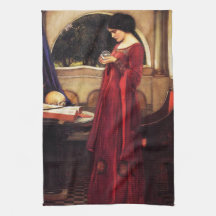 Waterhouse The Crystal Ball Kitchen Towel