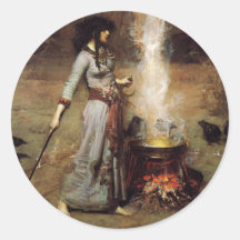 Waterhouse The Magic Circle Plate Sticker