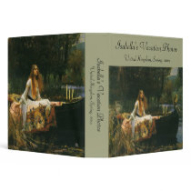 Waterhouse's The Lady of Shalott binders