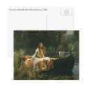 Waterhouse's The Lady of Shalott postcards