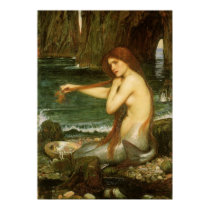Waterhouse's The Mermaid posters