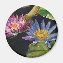 Waterilly Refrigerator Magnet