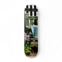 Watering Can and Blue Basket Skate Boards