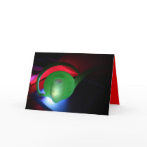 Watering-can on red settee #2 cards