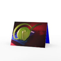 Watering-can on settee cards