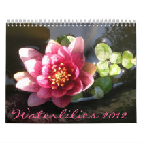 Waterlilies 2012, Double Page Wall Calendar