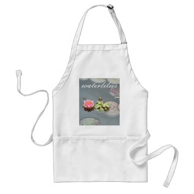 Waterlilies Apron by pennysart