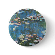 Waterlilies by Claude Monet Buttons